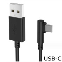 2.0M / 6.6ft Long Right Angle Replacement Data Sync USB-C Cable for Wacom Intuos Drawing Tablet