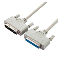 Straight Through D-Sub 25 Pin DB25 RS530 Serial Extension Cable - Male to Female Cable Straight Through D-Sub 25 Pin DB25 RS530 Serial Extension Cable - Male to Female Cable