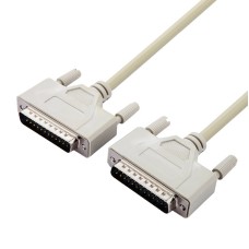 Straight Through D-Sub 25 Pin DB25 RS-530 Serial Extension Cable - Male to Male Cable Straight Through D-Sub 25 Pin DB25 RS-530 Serial Extension Cable - Male to Male Cable