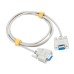 Null Modem / Cross-Over D-Sub 9 Pin DB9 RS232 Serial Extension Cable - Male to Male Cable
