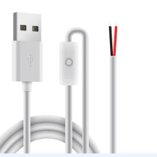 USB Switch Button Extension Cable | DIY 5V 2A max USB Type A male plug with On/Off Switch with 2 open wire Pigtail USB Switch Button Extension Cable | DIY 5V 2A max USB Type A male plug with On/Off Switch with 2 open wire Pigtail