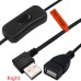 USB Power Switch Extension Cable | DIY 5V 2A Max USB Type A male to female with On/Off Control Switch USB Power Switch Extension Cable | DIY 5V 2A Max USB Type A male to female with On/Off Control Switch