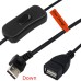 USB Power Switch Extension Cable | DIY 5V 2A Max USB Type A male to female with On/Off Control Switch USB Power Switch Extension Cable | DIY 5V 2A Max USB Type A male to female with On/Off Control Switch