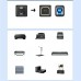 USB Power Switch Extension Cable | DIY 5V 2A Max USB Type A male to Type B male with On/Off Control Switch USB Power Switch Extension Cable | DIY 5V 2A Max USB Type A male to Type B male with On/Off Control Switch