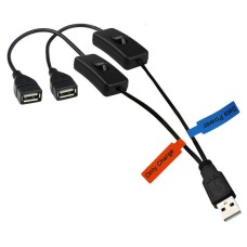 2-in-1 USB Power Switch Sync Blocker and Power Charge Blocker Cable | DIY 5V 2A Max USB Type A male to female with On/Off Control Switch and Sync Controller 2-in-1 USB Power Switch Sync Blocker and Power Charge Blocker Cable | DIY 5V 2A Max USB Type A male to female with On/Off Control Switch and Sync Controller