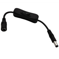 Short DC Plug 5521 Power Switch Cable | DIY CCTV Security Camera Control DC5521 male to female with On/Off Control Switch Short DC Plug 5521 Power Switch Cable | DIY CCTV Security Camera Control DC5521 male to female with On/Off Control Switch