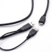 USB 3.0 USB Micro Hard Drive Cable with Extra Power input (Dual Power Sources Y Cable for Hard Drives) USB 3.0 USB Micro Hard Drive Cable with Extra Power input (Dual Power Sources Y Cable for Hard Drives)