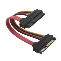 SFF-8482 SAS 29Pin to (15+7) 22Pin SATA Hard Disk Hard Drive Raid Extension Cable with Data Power Port SFF-8482 SAS 29Pin to (15+7) 22Pin SATA Hard Disk Hard Drive Raid Extension Cable with Data Power Port