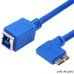 USB 3.0 Type B Female to USB 3.0 Mirco B Male 10pin Left-angle / Right-angle / Straight cable USB 3.0 Type B Female to USB 3.0 Mirco B Male 10pin Left-angle / Right-angle / Straight cable