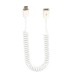 Spring Retractable Coil USB 2.0 Micro Male to Micro Female Cable Spring Retractable Coil USB 2.0 Micro Male to Micro Female Cable