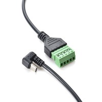 Back-Angle USB-C Plug to 5 Pin / Way Terminal Block, Pluggable Type Adaptor Cable Back-Angle USB-C Plug to 5 Pin / Way Terminal Block, Pluggable Type Adaptor Cable