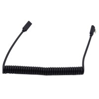 Spring Retractable Coil Gaming Keyboard / Mouse USB Micro to USB-C Data / Charge Extension Cable Spring Retractable Coil Gaming Keyboard / Mouse USB Micro to USB-C Data / Charge Extension Cable