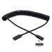 Spring Retractable Coil Gaming Keyboard / Mouse USB Micro to USB-C Data / Charge Extension Cable Spring Retractable Coil Gaming Keyboard / Mouse USB Micro to USB-C Data / Charge Extension Cable