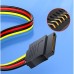 SATA to 4 Pin Power Cable Adapter (SATA 15 Pin Female to Molex LP4 Female Power Cable) SATA to 4 Pin Power Cable Adapter (SATA 15 Pin Female to Molex LP4 Female Power Cable)