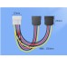 SATA to 4 Pin Power Cable Adapter (SATA 15 Pin Female to Molex LP4 Female Power Cable) SATA to 4 Pin Power Cable Adapter (SATA 15 Pin Female to Molex LP4 Female Power Cable)