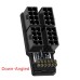 12VHPWR ATX3.0 PCI-E 5.0 Power Modular Adapter to Right Angle Four ATX 8P for 4080 5090TI 16Pin 12+4P Graphics Card 12VHPWR ATX3.0 PCI-E 5.0 Power Modular Adapter to Right Angle Four ATX 8P for 4080 5090TI 16Pin 12+4P Graphics Card