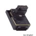 Right Angle 12VHPWR ATX3.0 PCI-E 5.0 Power Modular male to female Adapter for 3080 3090TI PSU 16Pin 12+4P Graphics Card Right Angle 12VHPWR ATX3.0 PCI-E 5.0 Power Modular male to female Adapter for 3080 3090TI PSU 16Pin 12+4P Graphics Card