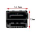 Back-Angled 360 degree Angled SATA 7Pin Female to 7Pin Male Adapter Back-Angled 360 degree Angled SATA 7Pin Female to 7Pin Male Adapter