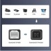 USB 2.0 Type B male to female Cable for Extending the Printer USB Port out USB 2.0 Type B male to female Cable for Extending the Printer USB Port out