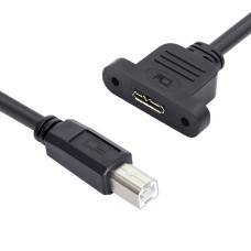 Panel Mount USB 3.0 Micro Female to USB Type B / USB Micro / USB Mini Extension Cable Panel Mount USB 3.0 Micro Female to USB Type B / USB Micro / USB Mini Extension Cable