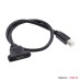 Panel Mount USB 3.0 Micro Female to USB Type B / USB Micro / USB Mini Extension Cable Panel Mount USB 3.0 Micro Female to USB Type B / USB Micro / USB Mini Extension Cable