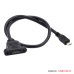 Panel Mount USB 3.0 Micro Female to USB Type B / USB Micro / USB Mini Extension Cable Panel Mount USB 3.0 Micro Female to USB Type B / USB Micro / USB Mini Extension Cable