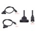Panel Mount USB 3.0 Micro Female to USB Type B / USB Micro / USB Mini Extension Cable Panel Mount USB 3.0 Micro Female to USB Type B / USB Micro / USB Mini Extension Cable