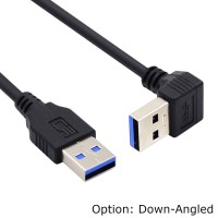 90 Degree Right Angle USB 3.0 Type-A Male to USB Type-A Male Hard Drive Adapter Cable 90 Degree Right Angle USB 3.0 Type-A Male to USB Type-A Male Hard Drive Adapter Cable