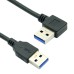 90 Degree Right Angle USB 3.0 Type-A Male to USB Type-A Male Hard Drive Adapter Cable 90 Degree Right Angle USB 3.0 Type-A Male to USB Type-A Male Hard Drive Adapter Cable