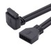 90 Degree Right Angle USB 3.0 20Pin to 19pin Head Cable for Motherboard Extension 90 Degree Right Angle USB 3.0 20Pin to 19pin Head Cable for Motherboard Extension