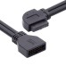 90 Degree Right Angle USB 3.0 20Pin to 19pin Head Cable for Motherboard Extension 90 Degree Right Angle USB 3.0 20Pin to 19pin Head Cable for Motherboard Extension