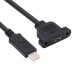 Panel Mount Screw-Lock USB 3.0 Micro Socket to Panel Mount USB-A Female Enclosure Internal Cable Panel Mount Screw-Lock USB 3.0 Micro Socket to Panel Mount USB-A Female Enclosure Internal Cable