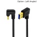Short 180 degree Right Angle / Back-Angled USB-C to USB-A male extension cable Short 180 degree Right Angle / Back-Angled USB-C to USB-A male extension cable