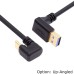 Short 180 degree Right Angle / Back-Angled USB-C to USB-A male extension cable Short 180 degree Right Angle / Back-Angled USB-C to USB-A male extension cable