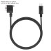 Thumbscrew / Singe Screw Locking / Panel Mount USB 3.0 Micro male to Right Angle USB-C male cable