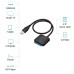 USB to SATA 22 Pin Adapter Cable for 2.5" Hard Disk SSD Driver USB to SATA 22 Pin Adapter Cable for 2.5" Hard Disk SSD Driver