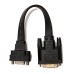 DVI-D 24+1 Male to VGA Female Video with Flat Cable Adapter / Converter DVI-D 24+1 Male to VGA Female Video with Flat Cable Adapter / Converter