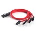 Mini SAS 36Pin SFF 8087 Host / Controller to 7 Pin SATA Target / Backplane Cable without Latch Mini SAS 36Pin SFF 8087 Host / Controller to 7 Pin SATA Target / Backplane Cable without Latch