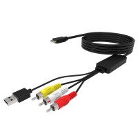 HDMI to RCA Composite Adapter with USB Power-up cable HDMI to RCA Composite Adapter with USB Power-up cable