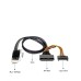M.2 M-Key to U.2 SFF-8639 Adapter Cable with 15-Pin Female for Power Cable M.2 M-Key to U.2 SFF-8639 Adapter Cable with 15-Pin Female for Power Cable
