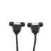 Dual Screw-Locking Panel Mount USB 3.0 Port A Female to Motherboard 20pin Header Cable Dual Screw-Locking Panel Mount USB 3.0 Port A Female to Motherboard 20pin Header Cable
