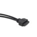 Dual Screw-Locking Panel Mount USB 3.0 Port A Female to Motherboard 20pin Header Cable Dual Screw-Locking Panel Mount USB 3.0 Port A Female to Motherboard 20pin Header Cable