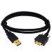 USB 3.0 Micro-B Screw-Locking Panel Mount Feeder Cable for Data Transmission and Charging USB 3.0 Micro-B Screw-Locking Panel Mount Feeder Cable for Data Transmission and Charging