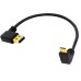90 Degree Angled USB 3.0 Male to 90 Degree Angled USB-C Male Extension Cable 90 Degree Angled USB 3.0 Male to 90 Degree Angled USB-C Male Extension Cable