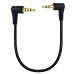 Right Angle 4 Pole Aux 3.5mm Jack to Right Angle 3 Pole Aux 3.5mm Jack Stereo Cable Right Angle 4 Pole Aux 3.5mm Jack to Right Angle 3 Pole Aux 3.5mm Jack Stereo Cable