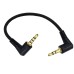 Right Angle 4 Pole Aux 3.5mm Jack to Right Angle 3 Pole Aux 3.5mm Jack Stereo Cable Right Angle 4 Pole Aux 3.5mm Jack to Right Angle 3 Pole Aux 3.5mm Jack Stereo Cable