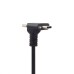 USB-C to Dual Screw Locking Panel Mount USB-C Extension Cable