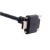 USB-C to Dual Screw Locking Panel Mount USB-C Extension Cable