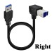 USB 3.0 Right Angle USB-B Male to USB-A Male Extension Cable for Printer / Hard Disk / Scanner USB 3.0 Right Angle USB-B Male to USB-A Male Extension Cable for Printer / Hard Disk / Scanner