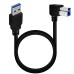USB 3.0 Right Angle USB-B Male to USB-A Male Extension Cable for Printer / Hard Disk / Scanner USB 3.0 Right Angle USB-B Male to USB-A Male Extension Cable for Printer / Hard Disk / Scanner
